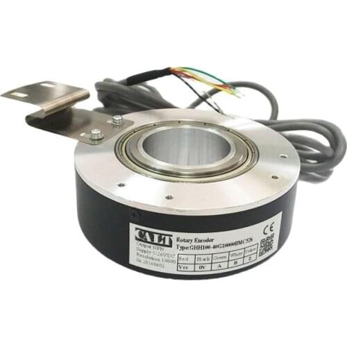China supply 1024 3600 5000 pulse rotary encoder hollow shaft incremental encoder GHH100 series