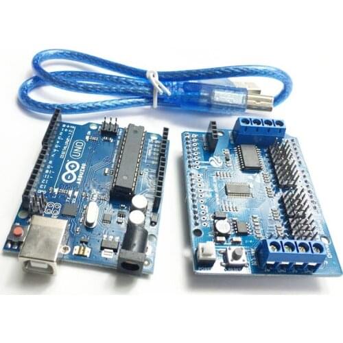 Robot Controller Kit For Robot Arm RC Tank Car Chassis Compatible With Arduino 2 Way Motor 16 Way Servo Tank Car DIY Toy Robotic