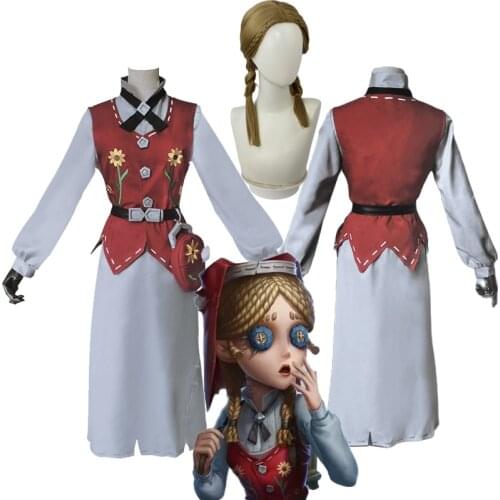 Game Identity V Cosplay Costumes Survivor Annie Lester Toy Merchant Cosplay Costume Original Skin Uniforms Clothes Dresses Hot