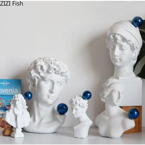 Minimalist Resin Figures Sculpture Artwork Ornaments Living Room Decoration Myth Character Resins Statue Home Decoration Modern