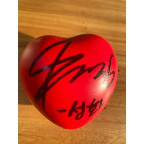 Hand signed ATEEZ Park Seong-hwa autographed concert ball heart ball K-POP 112020