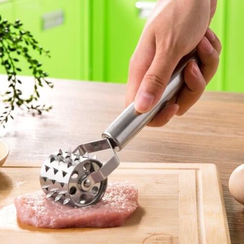 Stainless Steel Meat Tenderizer Steak Barbecue Bbq Cooking Kitchen Tool