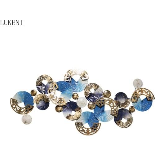 Wall Decoration Living Room Sofa Background Wall Nordic Fashion Creative Light Luxury Wall Decoration Metal Iron Wall Hanging