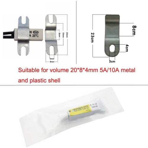 Single/Double Side Bracket And Heat-conducting Glue Used For Temperature Control Switch
