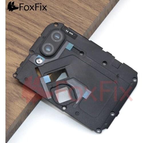 For Xiaomi Redmi 7 Rear Camera Lens Glass+Camera Frame Holder For Redmi 7 Back Camera Frame+Glass Lens Replacement Parts