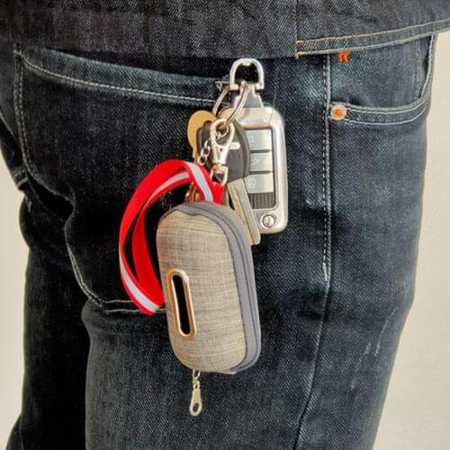 Portable Sling Dog Poop Scoopers Dispenser Pouch Cat Pick Up Poop Holder Waste Bags Organizer Outdoor Large Size Pet Supplies