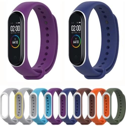 Watchband For Xiaomi Mi Band 4 /3 Strap Miband 4 Bracelet Accessories Silicone Wristband for Xiaomi Mi Band 3 Replacement Strap