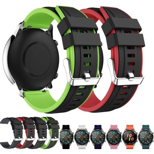 20/22mm Silicone Sport Strap For Xiaomi Amazfit Bip Gts Gtr Strap Bracelet For Huami Amazfit Pace Stratos 3 2 Gtr 42 47mm Strap