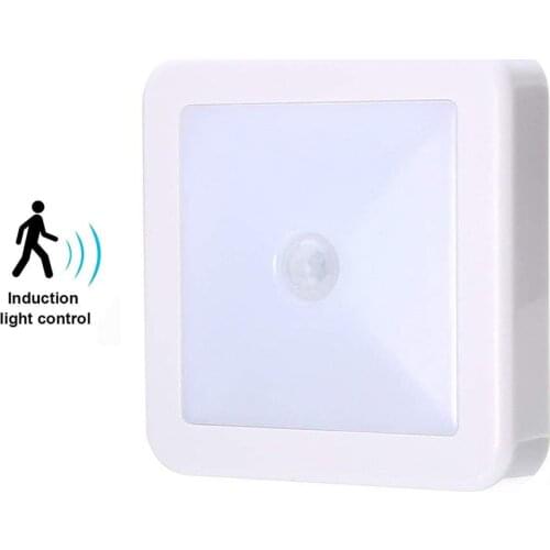LED Night Lights IR Motion Sensor Auto on/Off Battery Operated Wall Lamps for Hallway Pathway Staircase Bedside Bedroom Kitchen