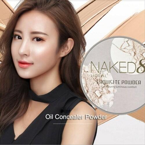 Moisturizer Face Powder Waterproof Oil Control Pressed Powder Breathable Makeup Concealer Brighten Foundation