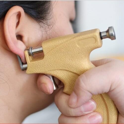 1 Set Professional Stainless Steel Ear Piercing Tools Set Lips Ear Nose Navel Body Piercing Unit Jewelry Pierce Tool Kit R58E