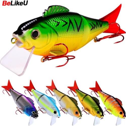 1PC Multi Jointed Hard Bait Lifelike Swimbait Crankbait Fishing Wobblers Artificial 6 Segments 48G/15cm Fishing Lure Tackle