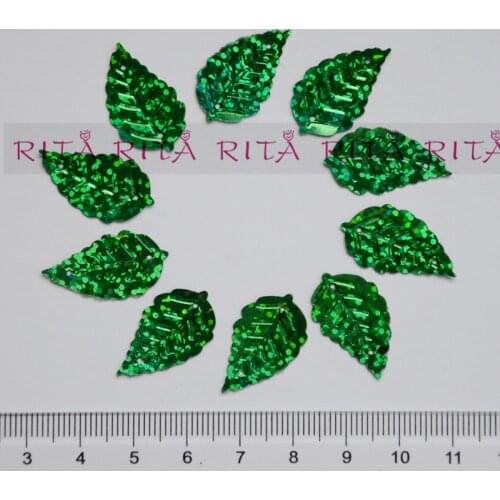 20g/Lot 13*22mm Leaves Loose Sequins Paillettes Sewing,Wedding crafts, Women Kids DIY Garment Accessory wholesale