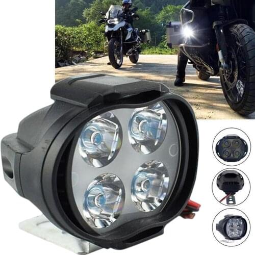 2020 Motorcycle Light Super Bright 12W Motorcycle Motorbike Driving Front Headlight 4-LED Spot Lamp motorbike accessories