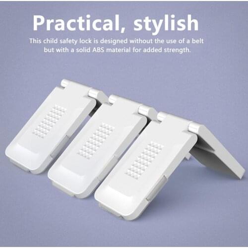 3PCS Security Lock Child Safety Lock for Refrigerator Cabinet Drawer Prevent Childern Falling Window Lock