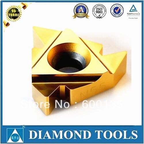 60 degree TIN coated threading insert 16ER/IR AG60