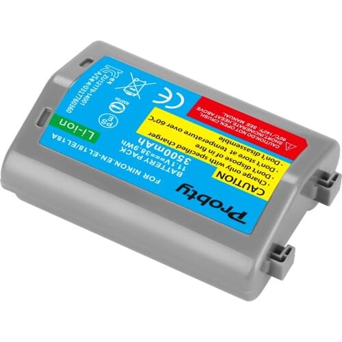 3500mAh EN-EL18 EN-EL18a ENEL18 EN EL18 Camera Battery for Nikon D4, D4S, D5 Cameras Nikon MB-D12, D800, D800E Battery Grip