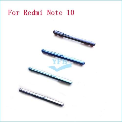 For Xiaomi Redmi Note 10 Pro Phone Housing Side Key Power Volume Button