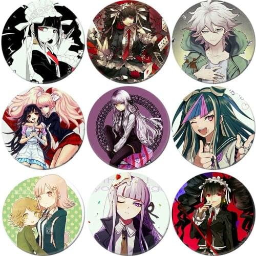 Cartoon Characters Brooch Decoration Pin Anime Badges Monokuma Danganronpa Badge