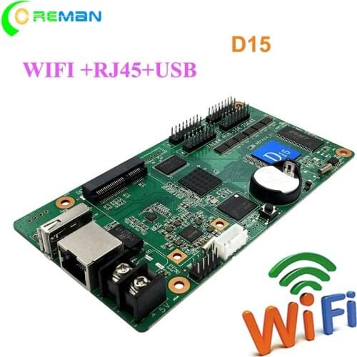 Cheap Small Led Screen Controller Hub75 HDD15 Video Card P2P3P4P5P6 LED RGB Matrix Module Taxi Roof led sign Card