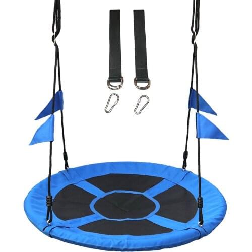 Childrens swing Color 900D Oxford cloth Blue swing Outdoor recreational swing