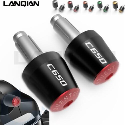 For BMW C650 Sport GT Motorcycle Handlebar Grips End Cap Anti Vibration Silder Plug C650 Sport C650 GT 2011-2017 Accessories