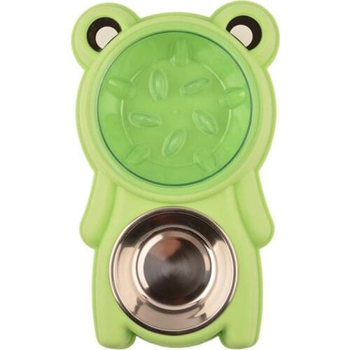 Dorakitten 1pc Creative Double Pet Bowl Anti-Gulping Stainless Steel Cat Dog Food Water Bowl Pet Feeding Supplies Cat Dog Feeder