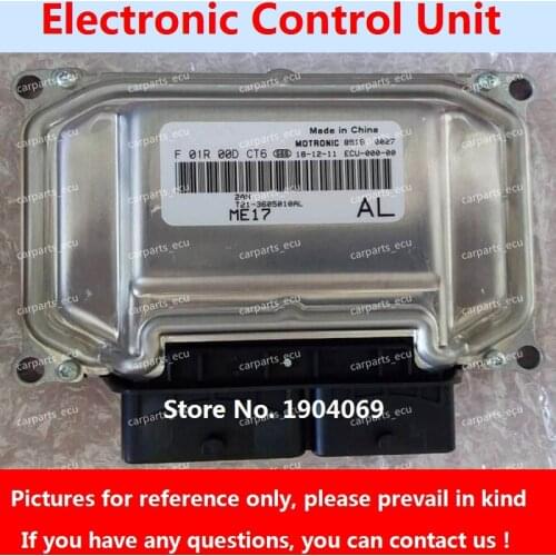 Engine Computer Board F01R00DCT6 F01RB0DCT6 T21-3605010AL ME17 ECU F01R00DY08 F01RB0DY08 T21-3605010AG For Chery Tiggo Car