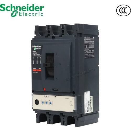 400A 50/60Hz 800V 8KV AC Moulded Case Circuit Breaker Protector Compact NSX400F Micrologic 2.3 400 A - 3P 3D Schneider