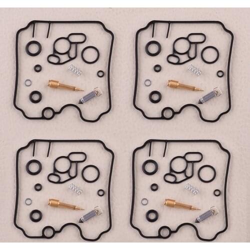 4 Sets Motorcycle Carburetor Repair Floating Needle Mixture Kit fit for Ducati Supersport Monster Yamaha YZF 750 TRX 850 TDM 850