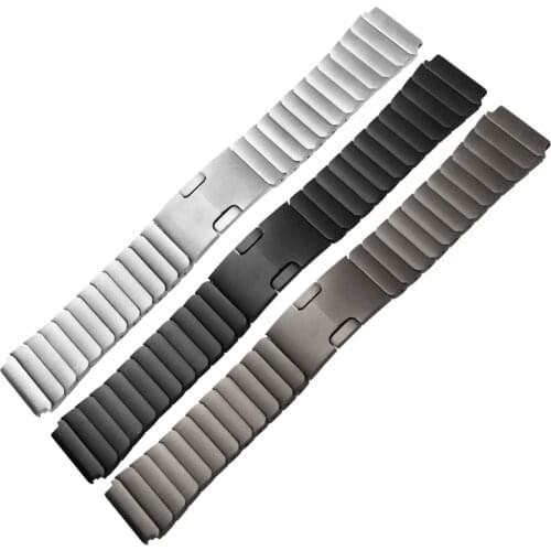 22mm Refined Steel Watchband Replaces Huawei GT2 Pro Smart Sports Strap Fashion Nebula Grey Stainless Steel Watch Chain