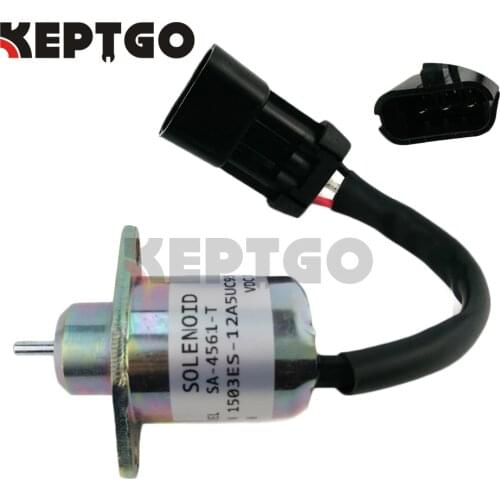 12v FUEL Shutdown Shut Off Stop Solenoid FOR KUBOTA ENGINE Carrier Transicold Supra - Genesis R90 25-15230-01