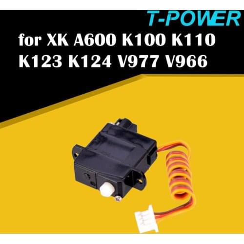 T-power 1.9g Plastic Servo for Wltoys XK A600 K100 K110 K123 K124 V977 V966 RC Helicopter Airplane Drone