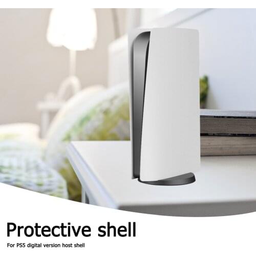 Replacement Shell Plate for PlayStation 5 PS5 Digital Edition Game Console Parts Plastic Skin Hard Shell Protective Case