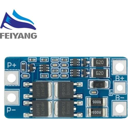 2S 10A 7.4V 18650 lithium battery protection board 8.4V balanced function/overcharged protection Good