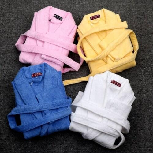 Women bathrobe Thick Warm plus size XXL Towel Fleece Sleepwear Long Robe Hotel Spa Plush Bathrobe Nightgown Kimono robe winter