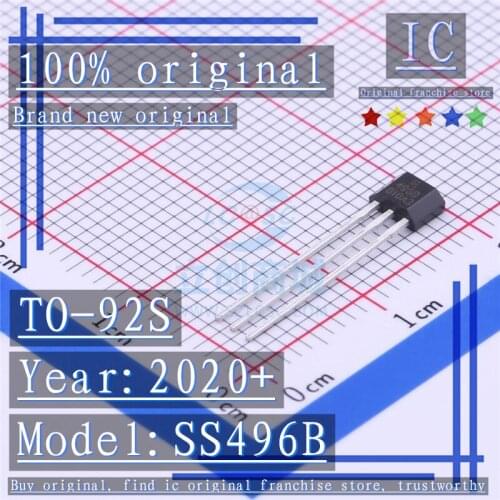 2020+100% Brand new original 5PCS-20PCS SS496B TO-92S Hall effect magnetic sensor