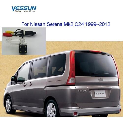 Yessun Car Rear View Camera HD Night Vision Reverse Camera IP67 DC 12V For Nissan Serena Mk2 C24 1999~2012
