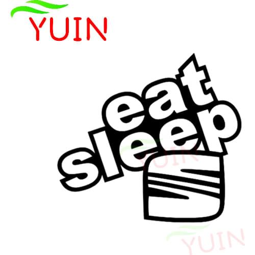 Car Sticker Funny Meal Sleeping Seat Decals Fashion Auto Accessories PVC Window Decoration High Quality Sunscreen Decal