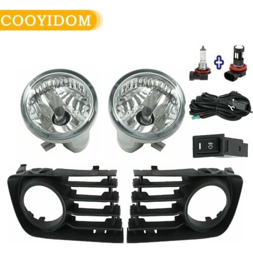 Car light Fog Lamp Car Front Bumper Fog Light Grill cover For Toyota Prius 2004-2009 with Switch and wire Fog Lamp Assembly