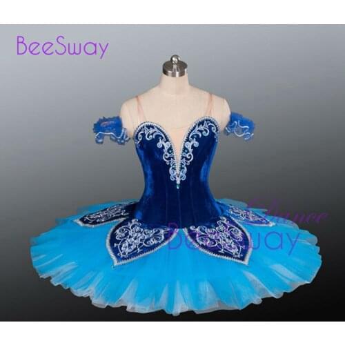 Ballet dress Ballet Tutus Blue,Women Raymonda Performance Tutu Nutcracker Platter Pancake ballet Costumes