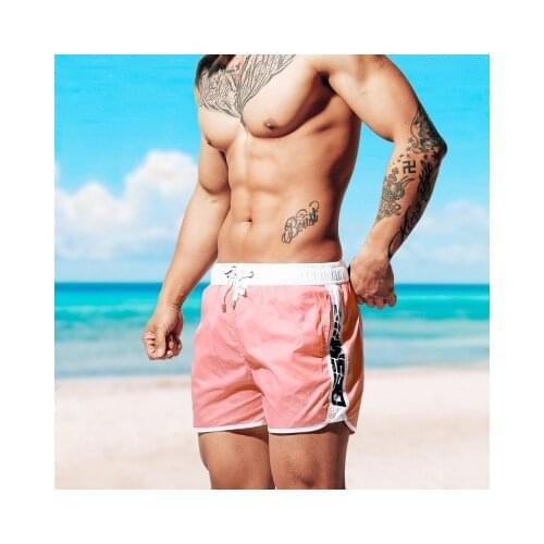 2020 Quick Dry Swim Shorts Mens Beach Board Swimming Shorts Swimwear Lined Men Surf Sailing Boardshorts Bathing Short Sport Wear
