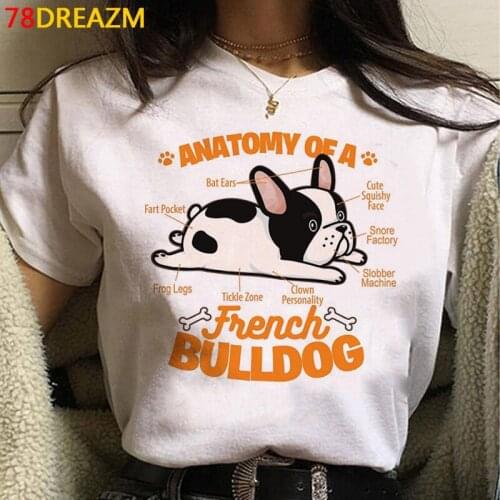 French Bulldog Bull Terrier t shirt t-shirt women vintage streetwear casual tumblr kawaii t-shirt tshirt vintage