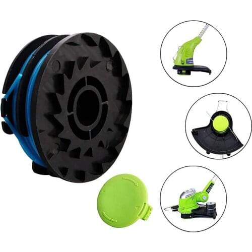 Greenworks .065-Inch Dual Line String Trimmer Replacement Spool 3-Pack 29242