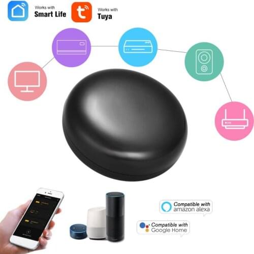 1-5pcs Tuya WiFi IR Remote Control For Air Conditioner TV, Smart Home Infrared Universal Remote Controller For Alexa,Google Home