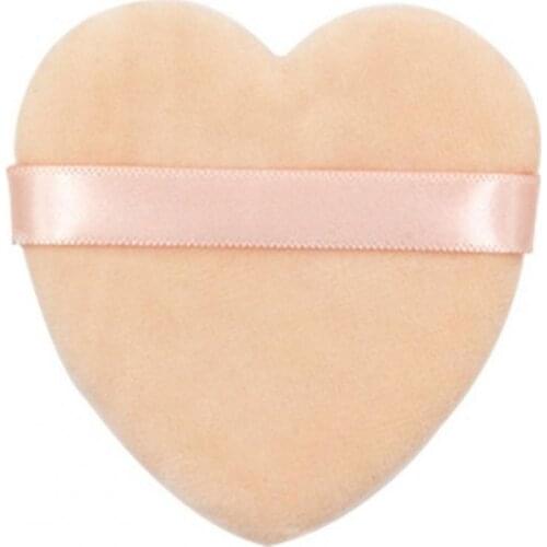 Reusable Makeup Puff Heart-Shaped High Elasticity Large Face Powder Puffs Cotton Strap Sponges Makeup Cosmetic Puff