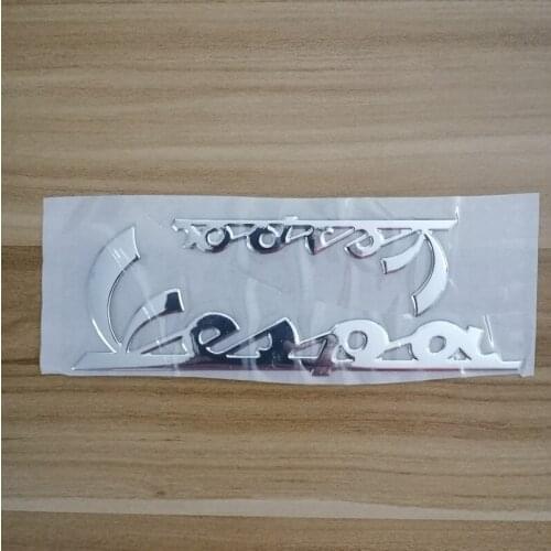 Motorcycle 3D Silver Emblem Stickers Decal for PIAGGIO Vespa Sprint Primavera GTS300 LX125 LX150
