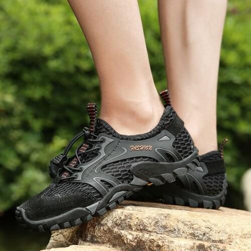 2020 Smmer Breathable Sandals Upstream Shoes Men Outdoor Hiking Wading Large Size Men Shoes Mens Sneakers Zapatos De Hombre