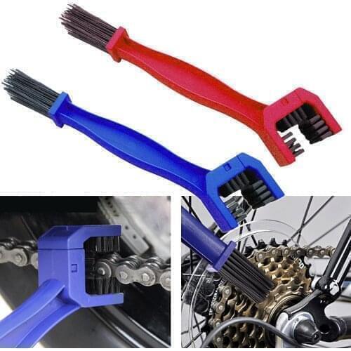 Motorcycle Bicycle ABS Chain Gear Cleaning Brush Scrubber Cleaner Tools Kits Moto Dirt Pit Bike Chain Cleaning Tools Remover