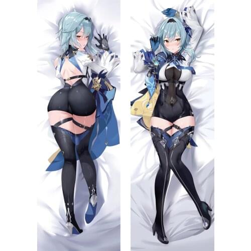 Game Genshin Impact Eula Cosplay Dakimakura Pillowcase Hugging Body Pillow Cover Pillowcase